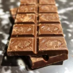 A full bar of Nestlé Alpino Gianduia chocolate, divided into individual squares, each stamped with the Nestlé logo.