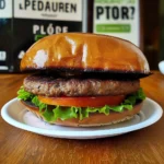 Package of Futuro Burger plant-based burgers.